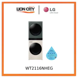 LG WT2116NHEG 21/16kg AI DD Front Load WashTower - Pre-order*