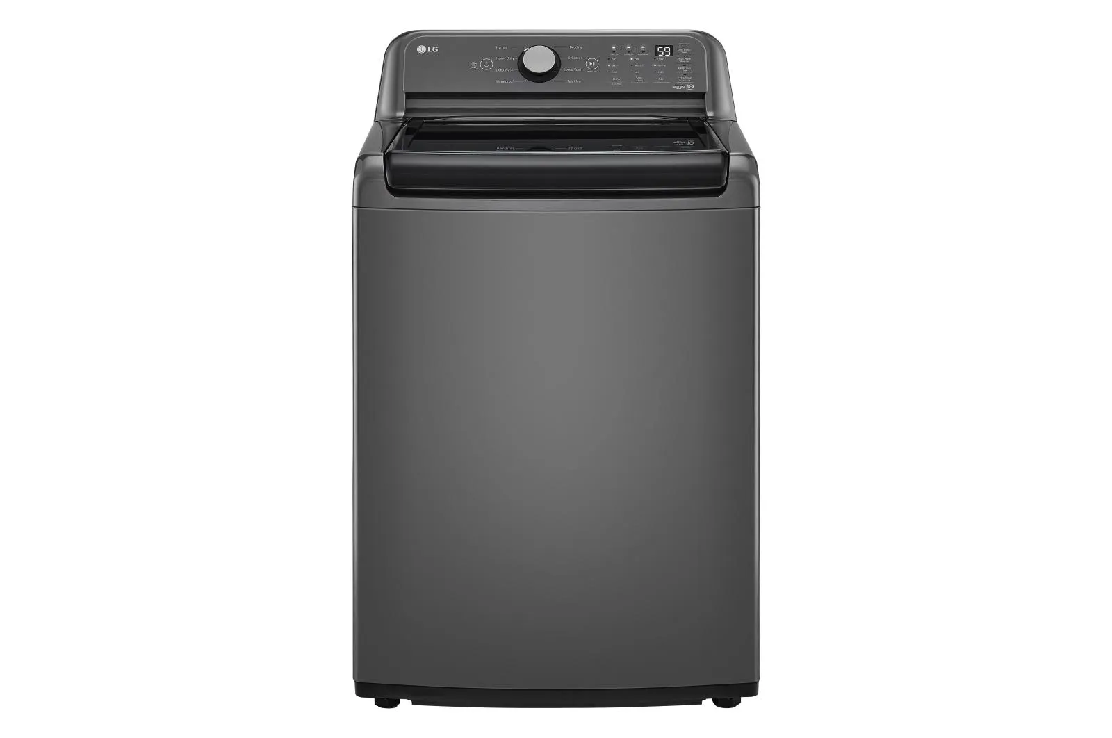 Lg WT7150CM 5.0 Cu. Ft. Top Load Energy Star Washer With Impeller, Turbodrum&#8482;, Slamproof Glass Lid, & Water Plus