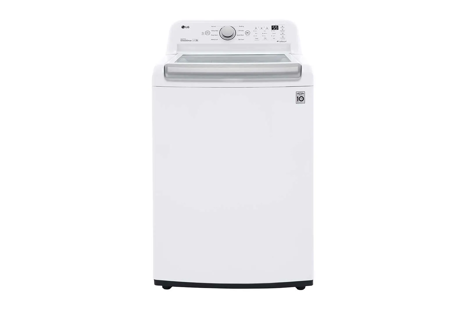 Lg WT7150CW 5.0 Cu. Ft. Mega Capacity Top Load Washer With Turbodrum&#8482; Technology