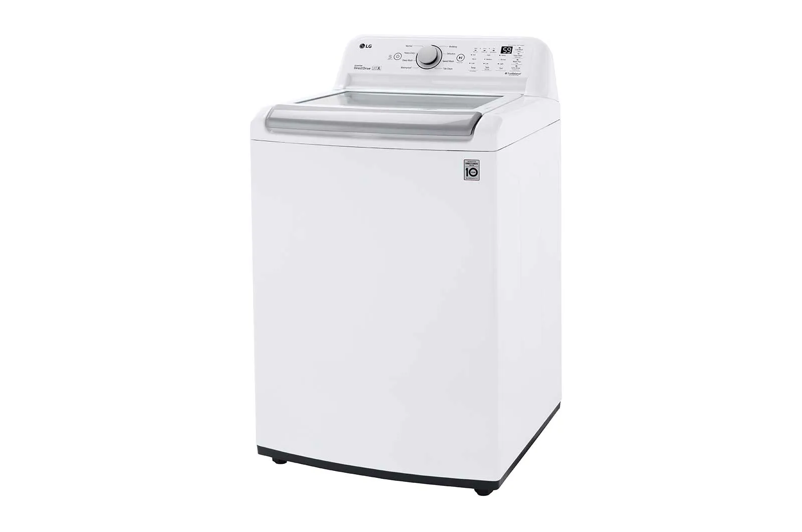 Lg WT7150CW 5.0 Cu. Ft. Mega Capacity Top Load Washer With Turbodrum&#8482; Technology