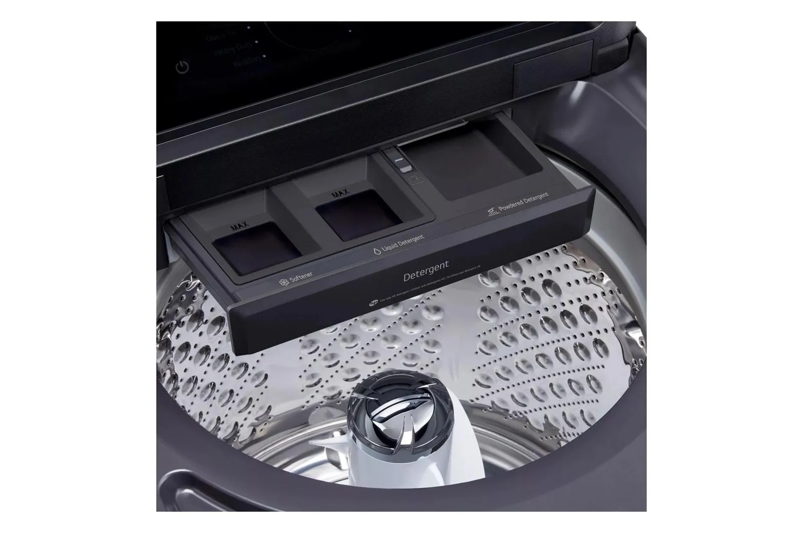 Lg WT8405CB 5.3 Cu. Ft. Mega Capacity Smart Top Load Washer With 4-Way Agitator, Easyunload&#8482; & Ai Sensing