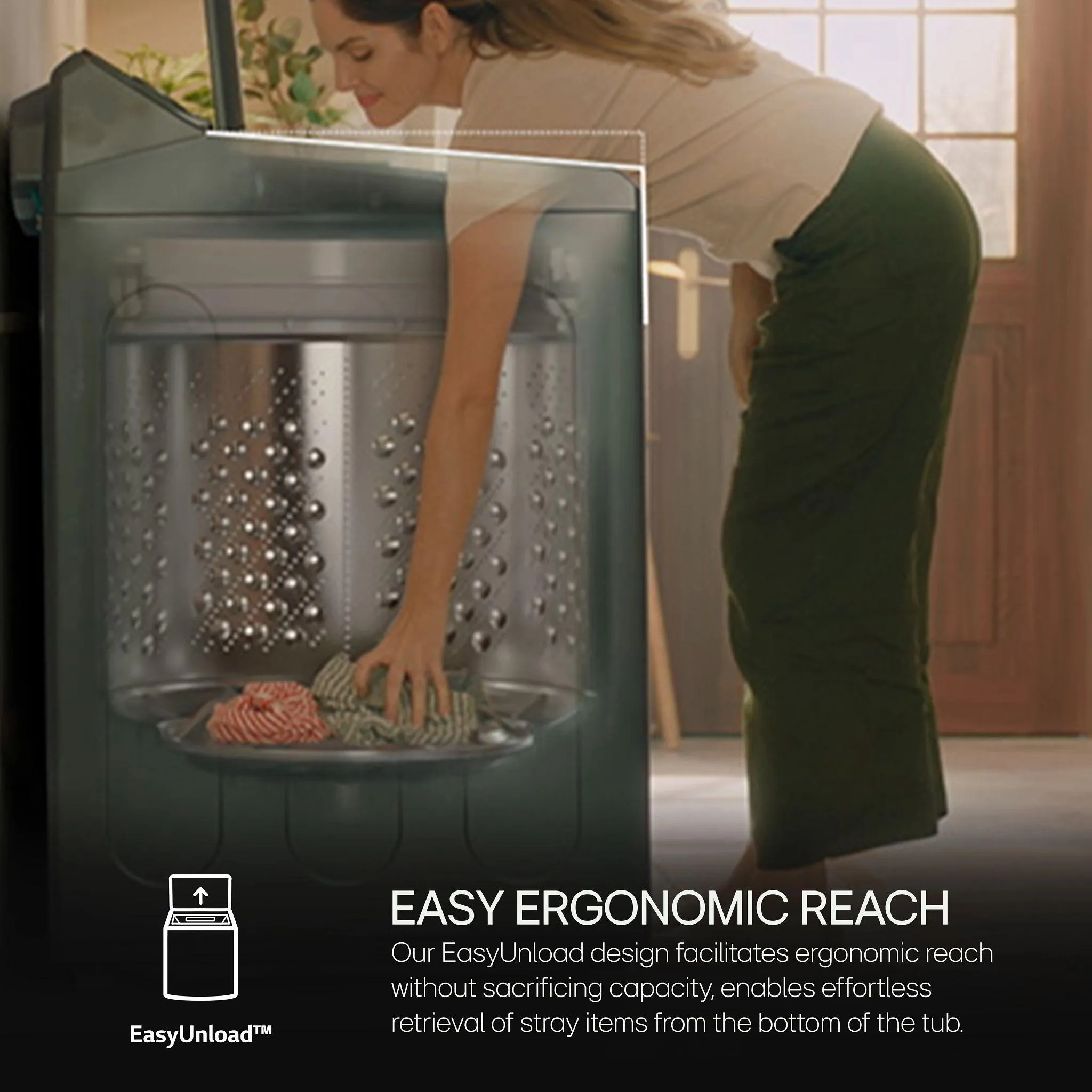 Lg WT8600CB 5.5 Cu.Ft. Mega Capacity Smart Top Load Washer With Easyunload&#8482;, Ai Sensing, Ezdispense, Water Faucet & Lcd Digital Dial Control