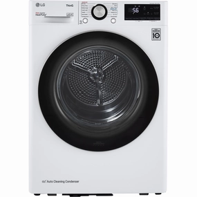 LG 4.2 cu.ft. Electric Dryer with ThinQ Technology DLHC1455W