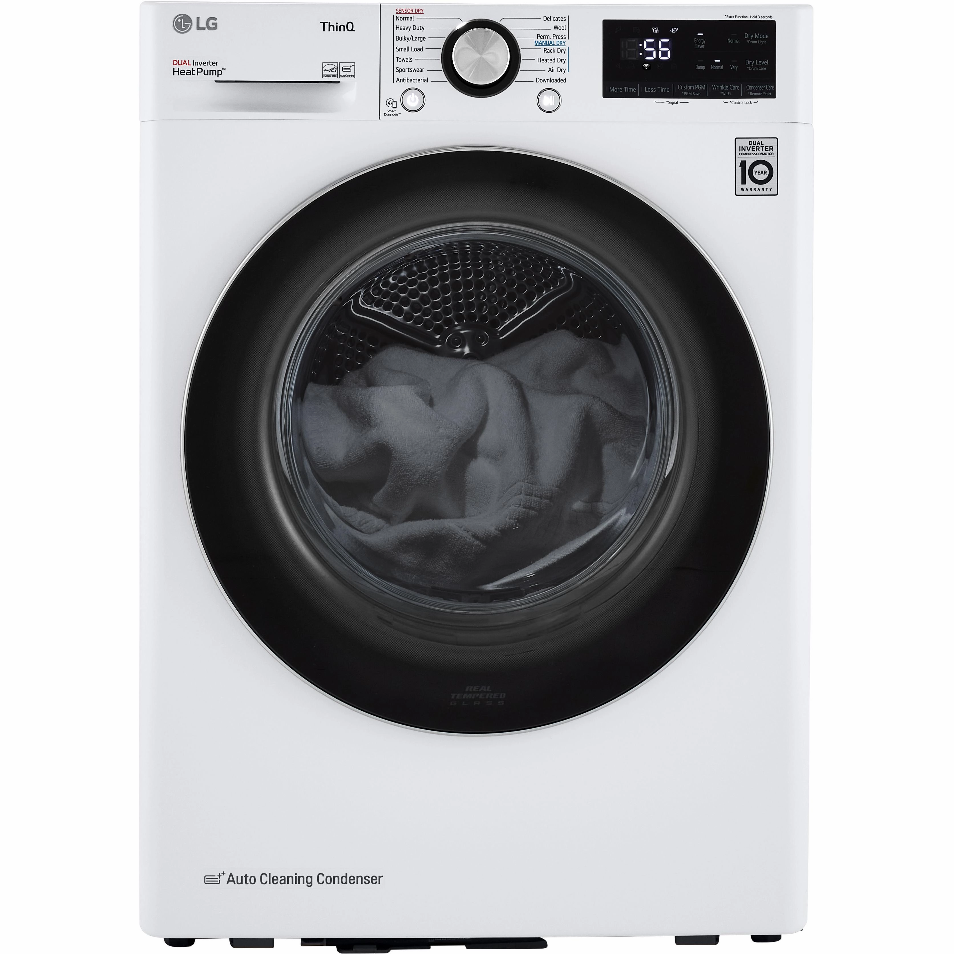 LG 4.2 cu.ft. Electric Dryer with ThinQ Technology DLHC1455W