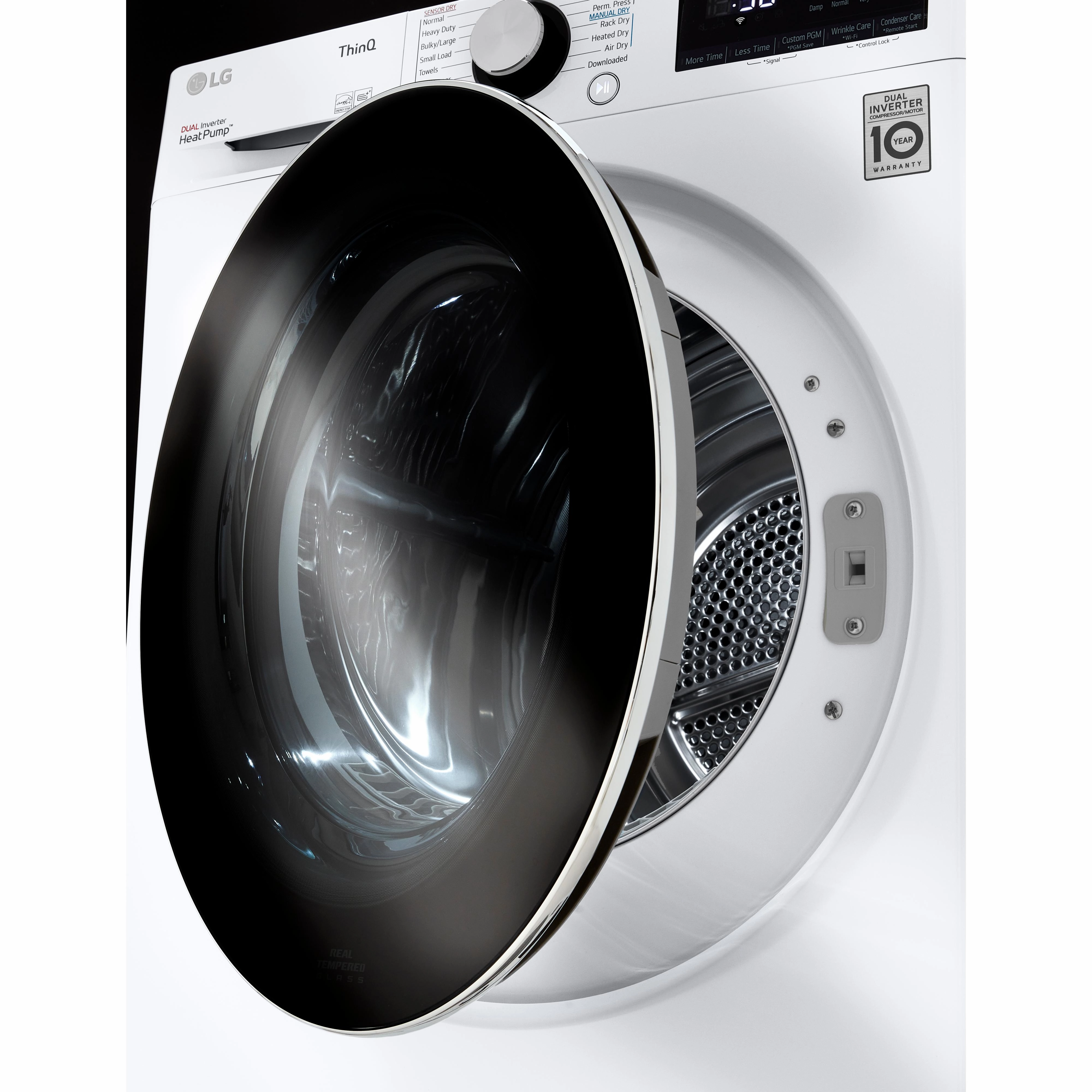 LG 4.2 cu.ft. Electric Dryer with ThinQ Technology DLHC1455W
