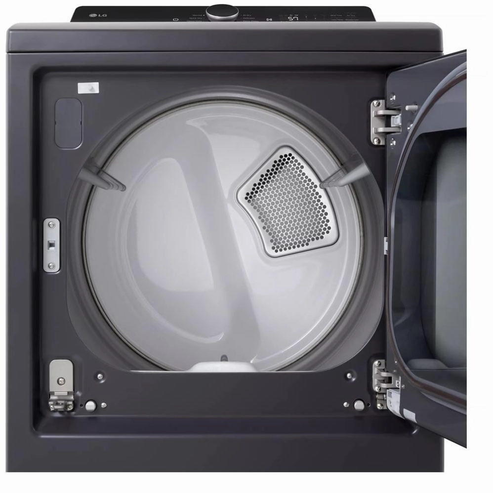 LG 7.3 cu. ft. Electric Dryer with EasyLoad Door and AI Sensing DLE8400BE