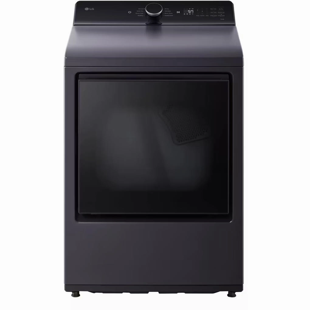 LG 7.3 cu. ft. Electric Dryer with EasyLoad Door and AI Sensing DLE8400BE