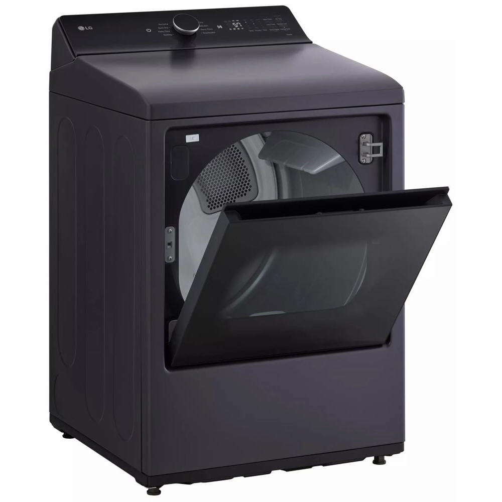 LG 7.3 cu. ft. Electric Dryer with EasyLoad Door and AI Sensing DLE8400BE
