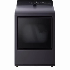 LG 7.3 cu. ft. Electric Dryer with EasyLoad Door and AI Sensing DLE8400BE