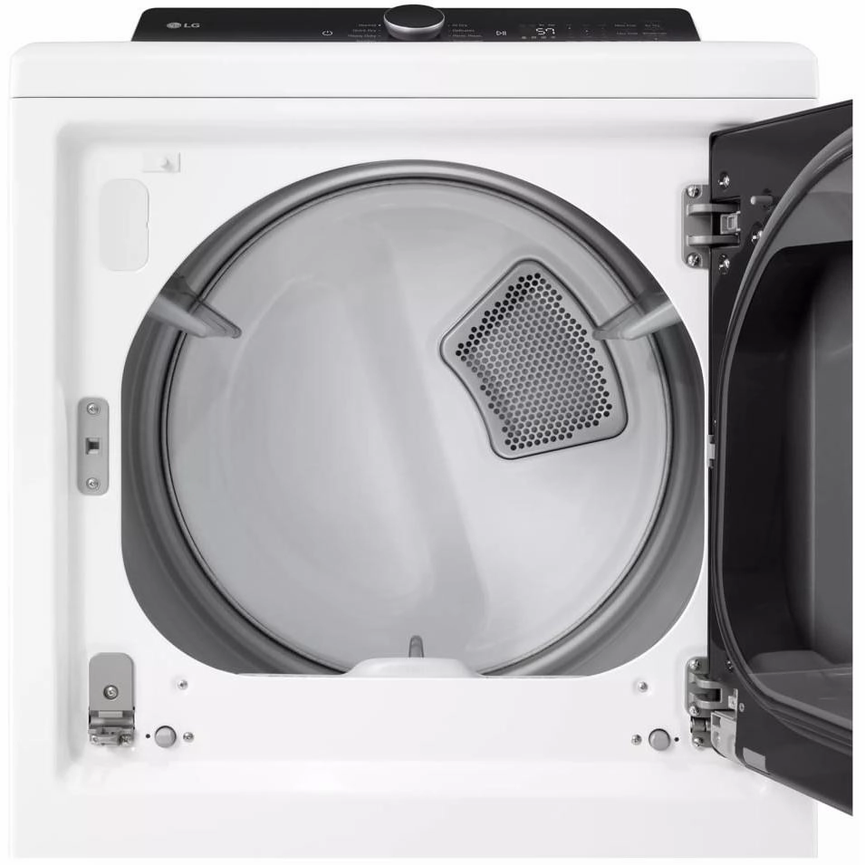 LG 7.3 cu. ft. Electric Dryer with EasyLoad Door and AI Sensing DLE8400WE