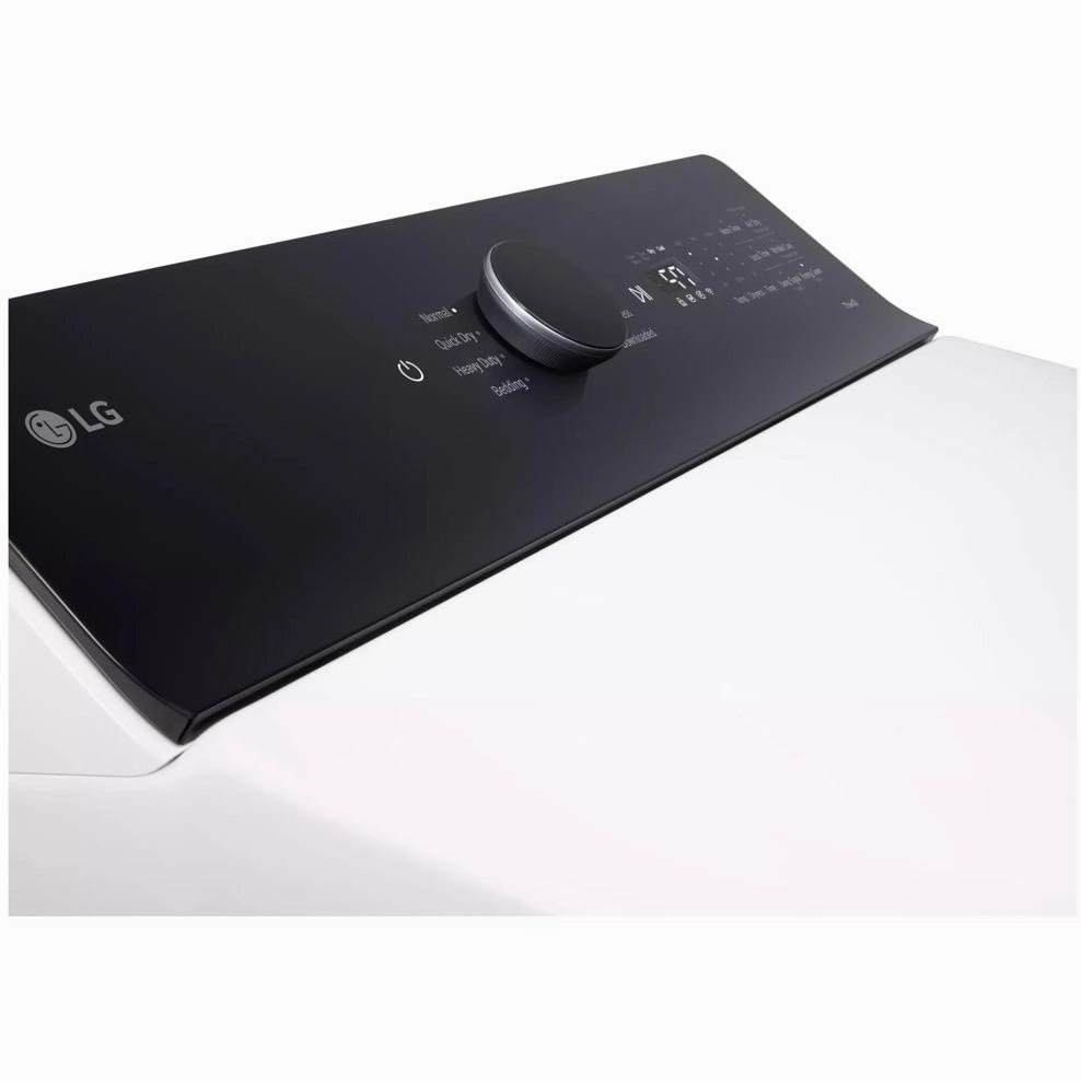 LG 7.3 cu. ft. Electric Dryer with EasyLoad Door and AI Sensing DLE8400WE