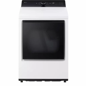 LG 7.3 cu. ft. Electric Dryer with EasyLoad Door and AI Sensing DLE8400WE