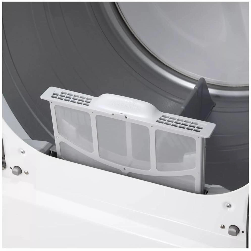 LG 7.3 cu. ft. Electric Dryer with EasyLoad Door and AI Sensing DLE8400WE