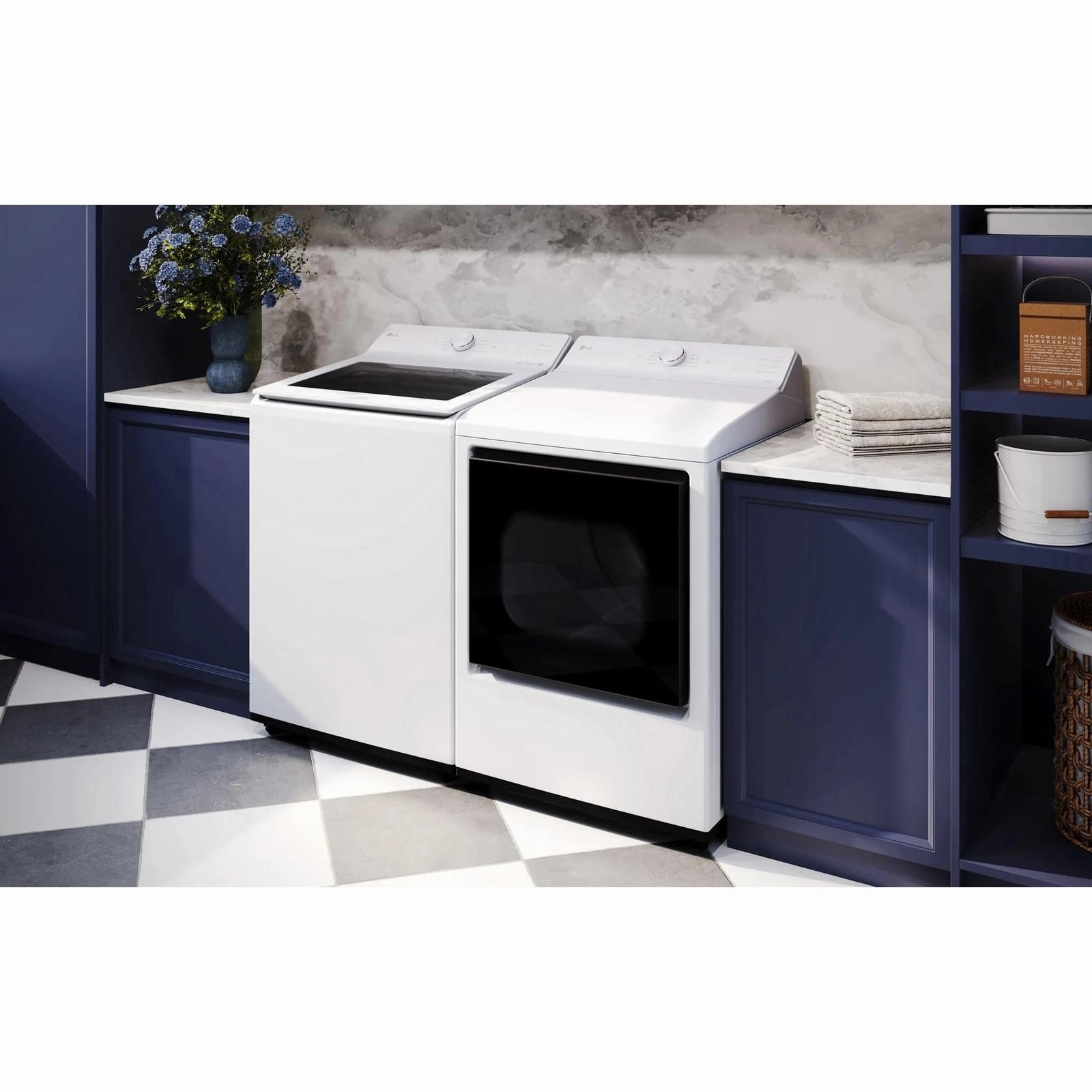 LG 7.3 cu.ft. Electric Dryer with ThinQ DLE8200W
