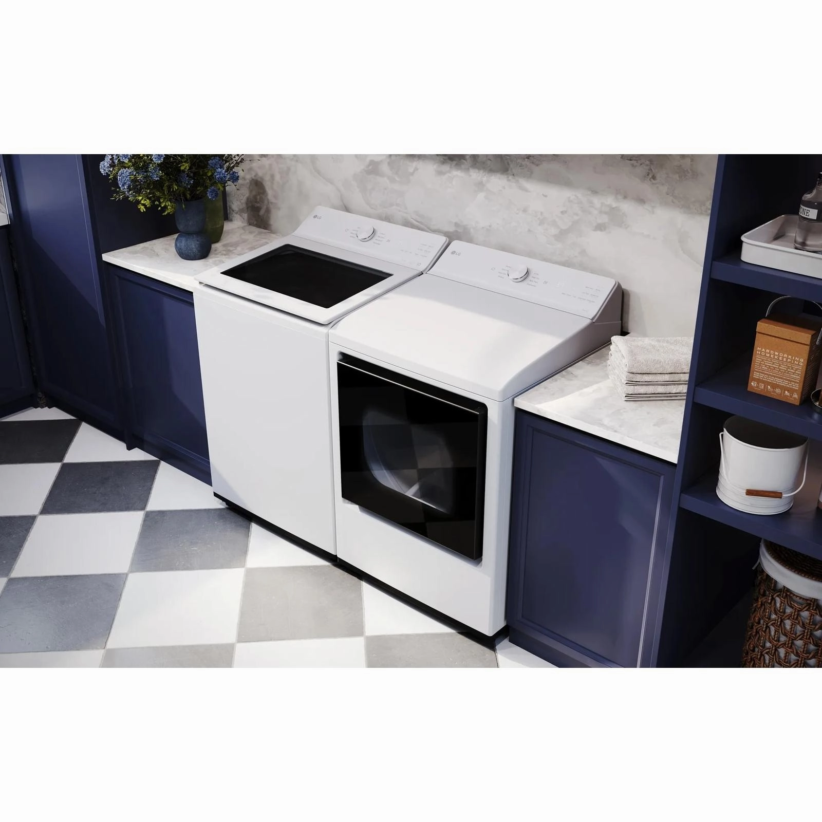 LG 7.3 cu.ft. Electric Dryer with ThinQ DLE8200W
