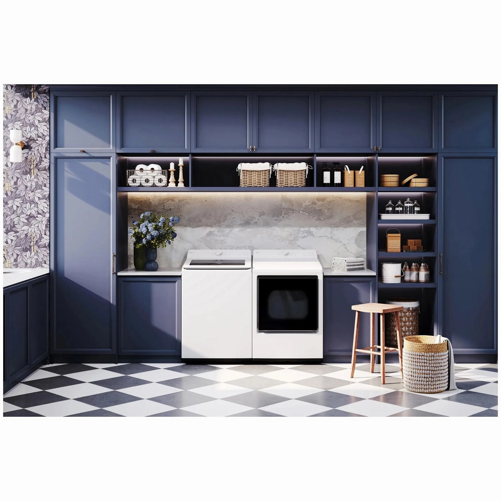 LG 7.3 cu.ft. Electric Dryer with ThinQ DLE8200W