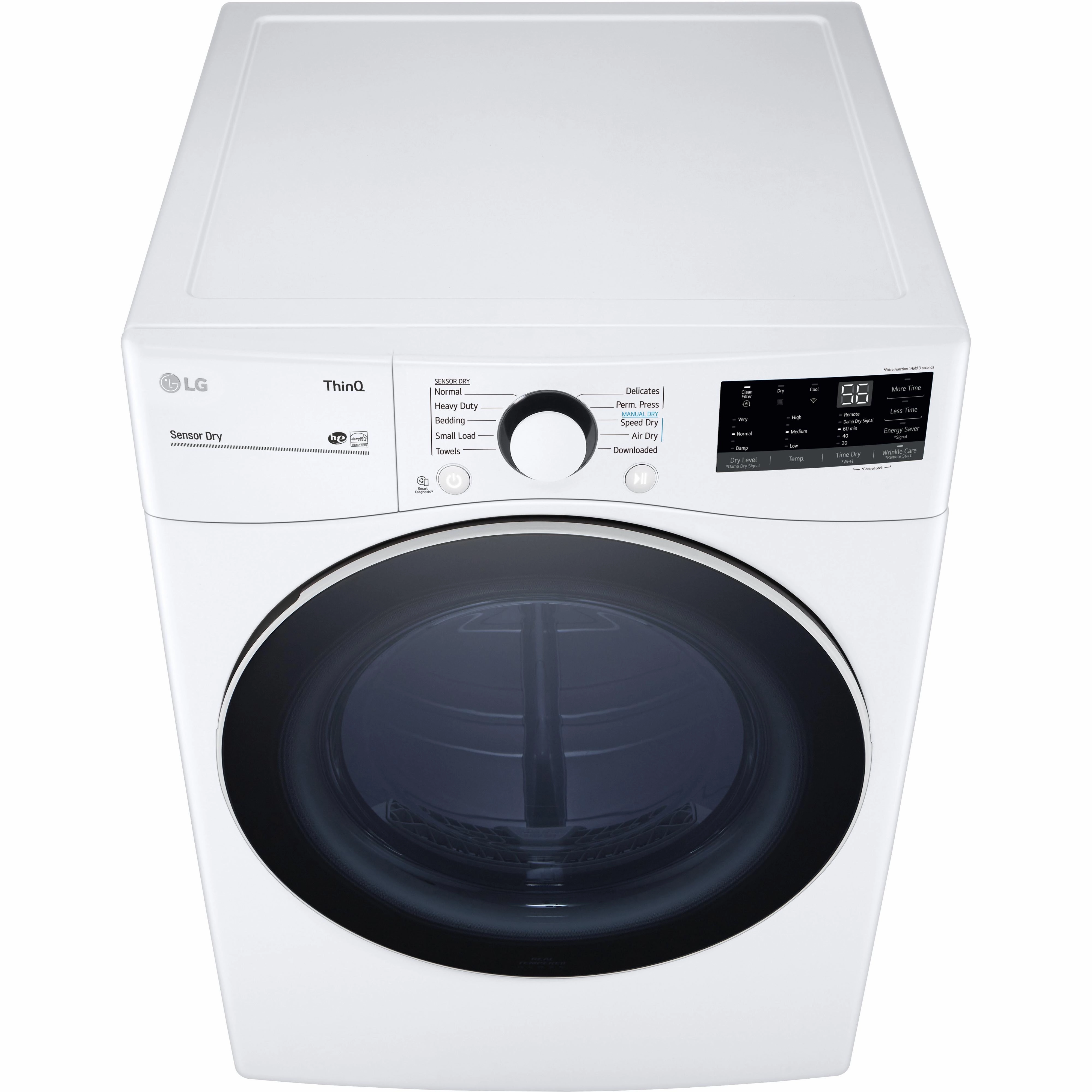LG 7.4 cu.ft. Electric Dryer with ThinQ Technology DLE3600W