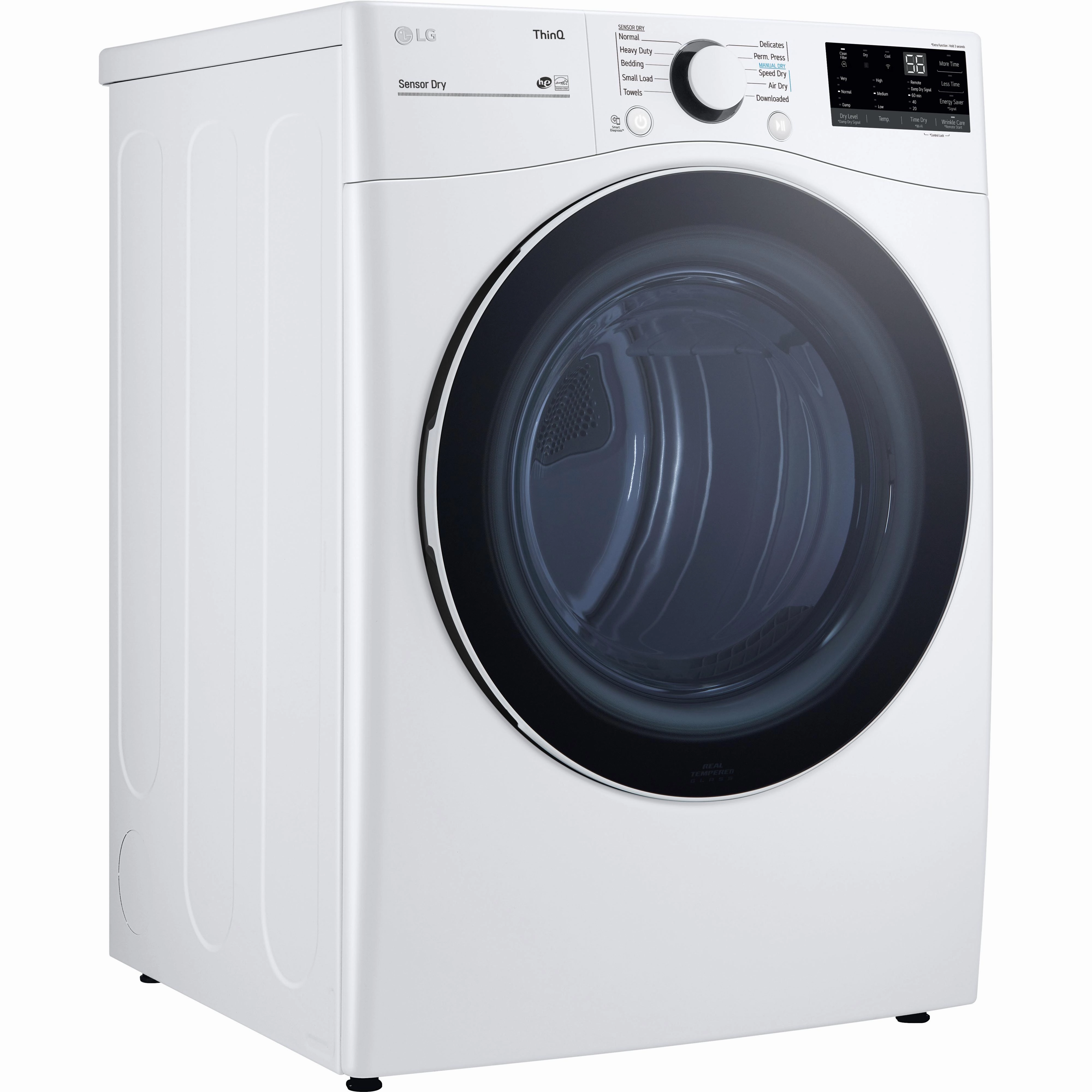 LG 7.4 cu.ft. Electric Dryer with ThinQ Technology DLE3600W
