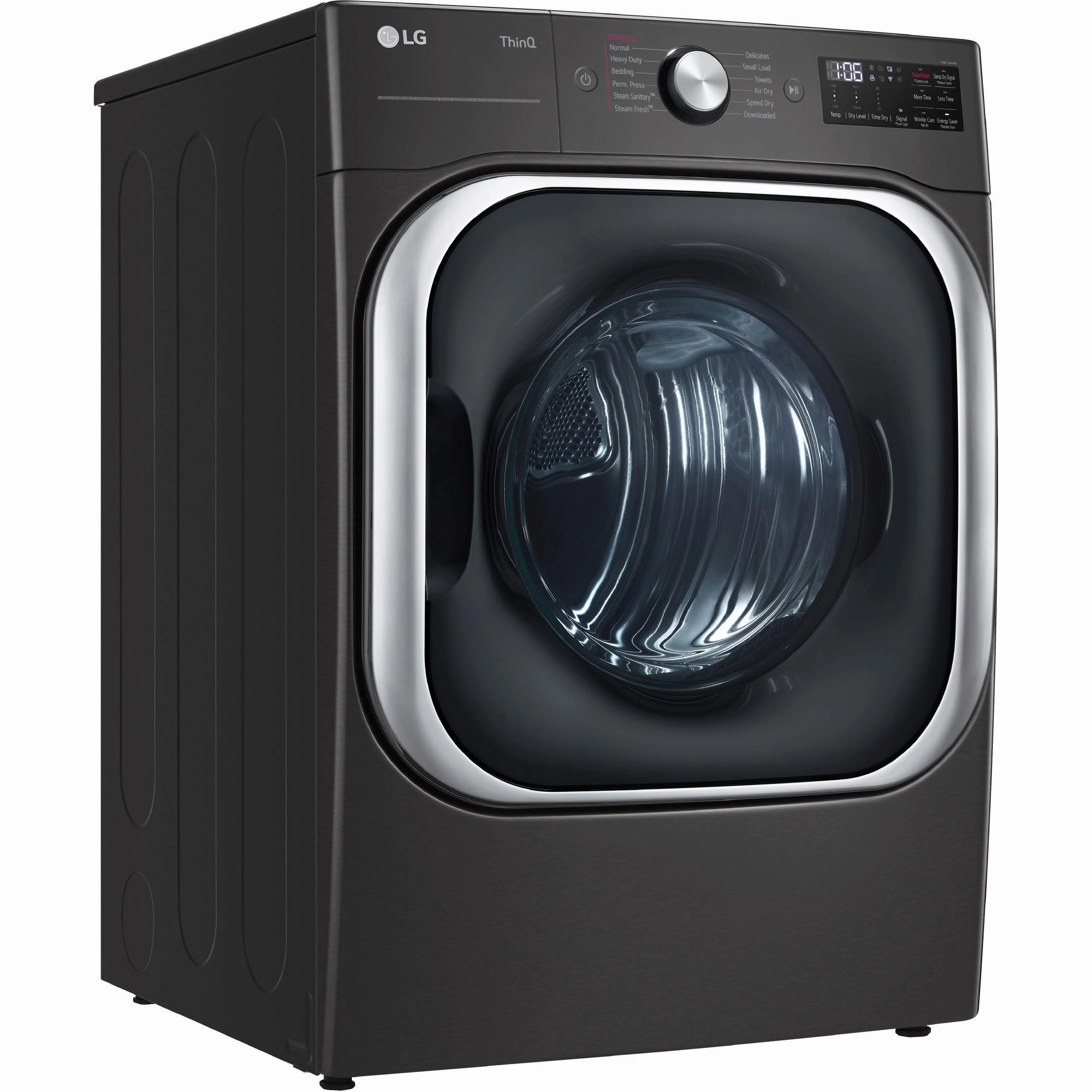 LG 9.0 Cu. Ft. Electric Dryer with Steam and Built-In Intelligence DLEX8900B