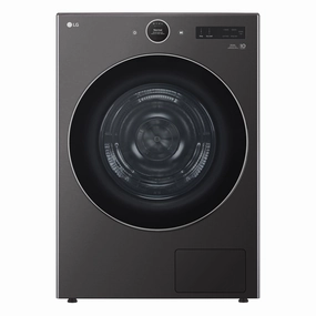 LG Black Steel Smart Front Load Dryer with Dual Inverter HeatPump Technology (7.8 Cu.ft) - DLHC6702B