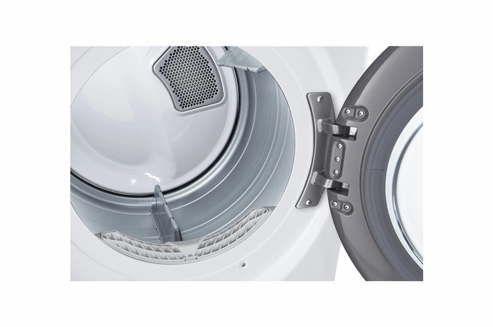 Lg DLE3600W 7.4 Cu. Ft. Ultra Large Capacity Smart Wi-Fi Enabled Front Load Electric Dryer With Built-In Intelligence