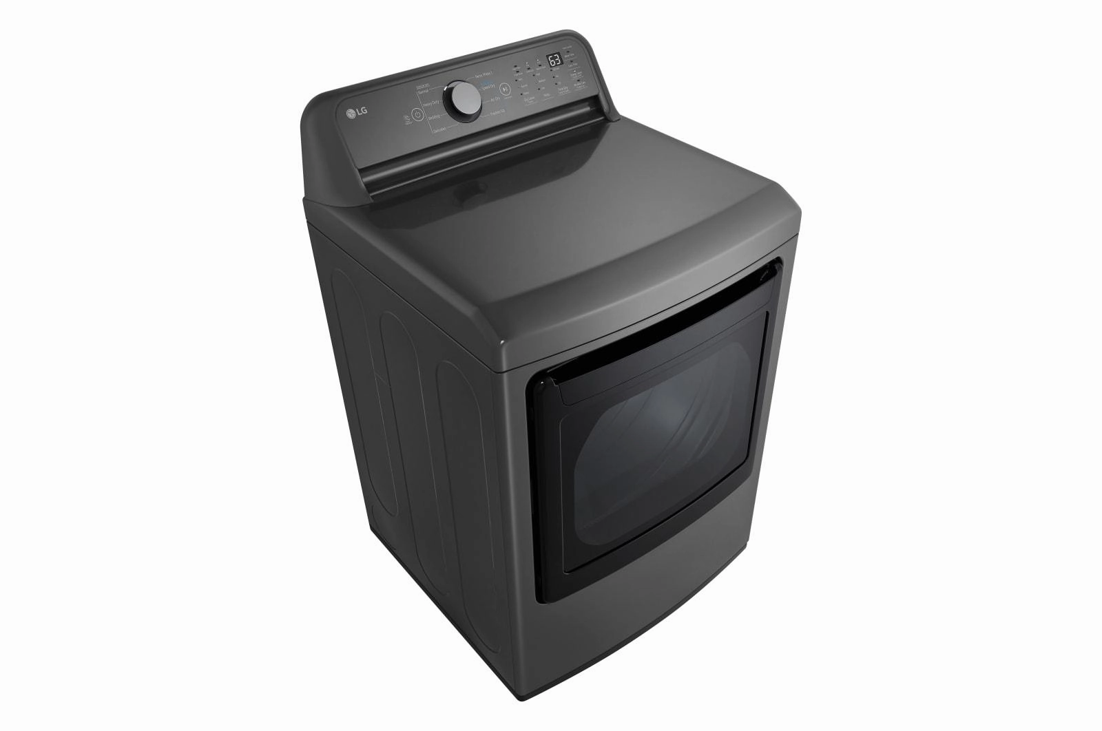 Lg DLE7150M 7.3 Cu. Ft. Top Load Energy Star Electric Dryer With Sensor Dry, Flowsense & Clean Filter Indicators