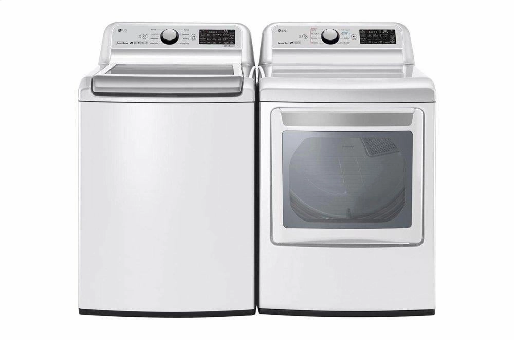 Lg DLE7300WE 7.3 Cu. Ft. Smart Wi-Fi Enabled Electric Dryer With Sensor Dry Technology