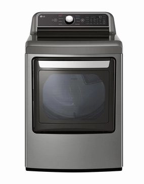Lg DLE7400VE 7.3 Cu. Ft. Ultra Large Capacity Smart Wi-Fi Enabled Rear Control Electric Dryer With Easyload&#8482; Door