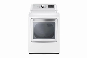 Lg DLE7400WE 7.3 Cu. Ft. Ultra Large Capacity Smart Wi-Fi Enabled Rear Control Electric Dryer With Easyload&#8482; Door