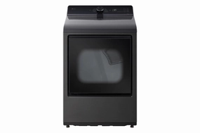 Lg DLE8200L 7.3 Cu. Ft. Ultra Large Capacity Rear Control Electric Dryer With Ai Sensing And Thinq Smart Features