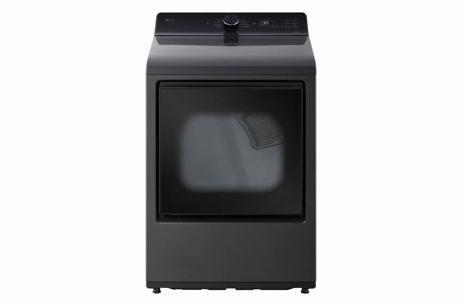 Lg DLE8200L 7.3 Cu. Ft. Ultra Large Capacity Rear Control Electric Dryer With Ai Sensing And Thinq Smart Features