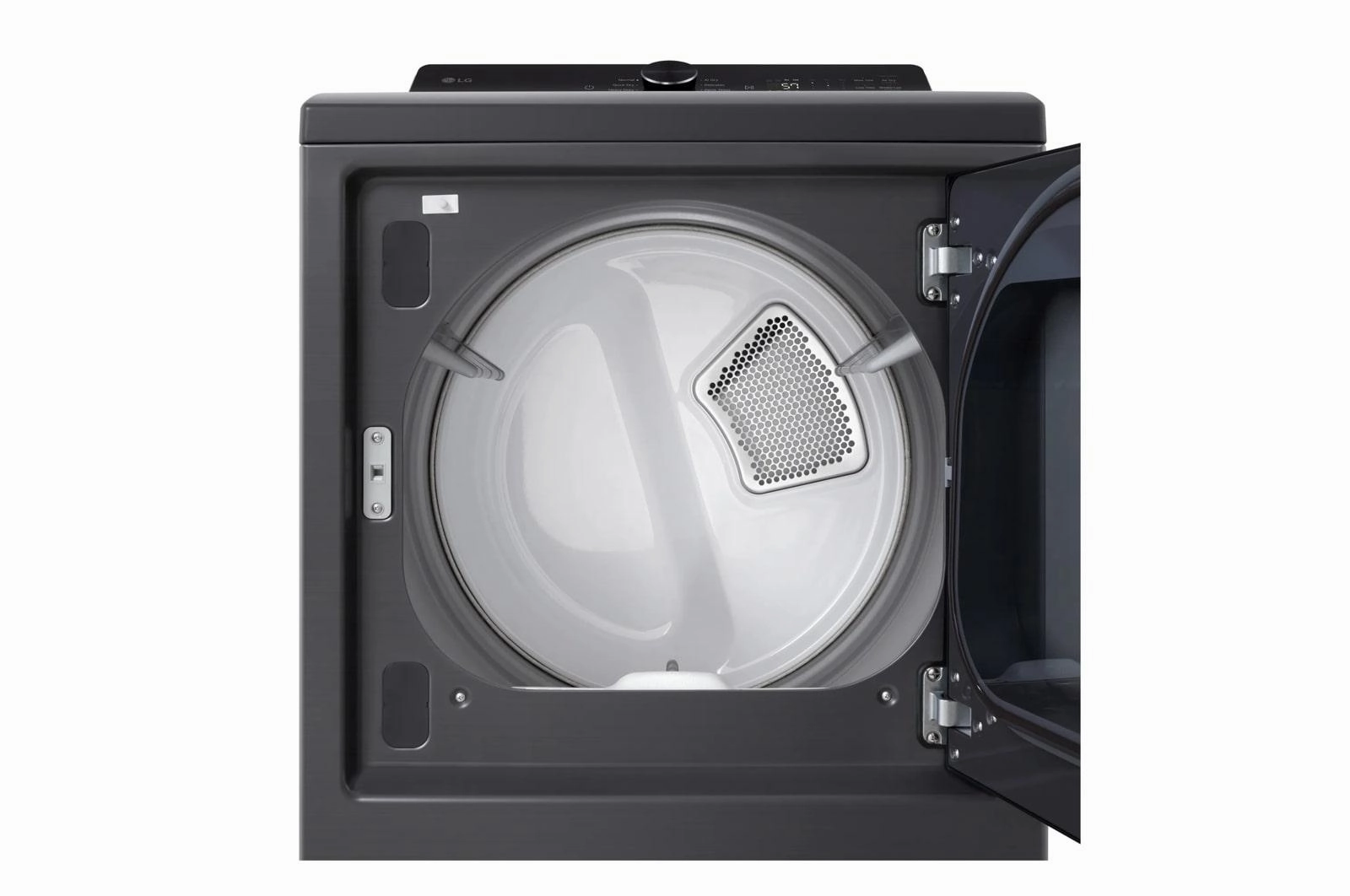 Lg DLE8200L 7.3 Cu. Ft. Ultra Large Capacity Rear Control Electric Dryer With Ai Sensing And Thinq Smart Features