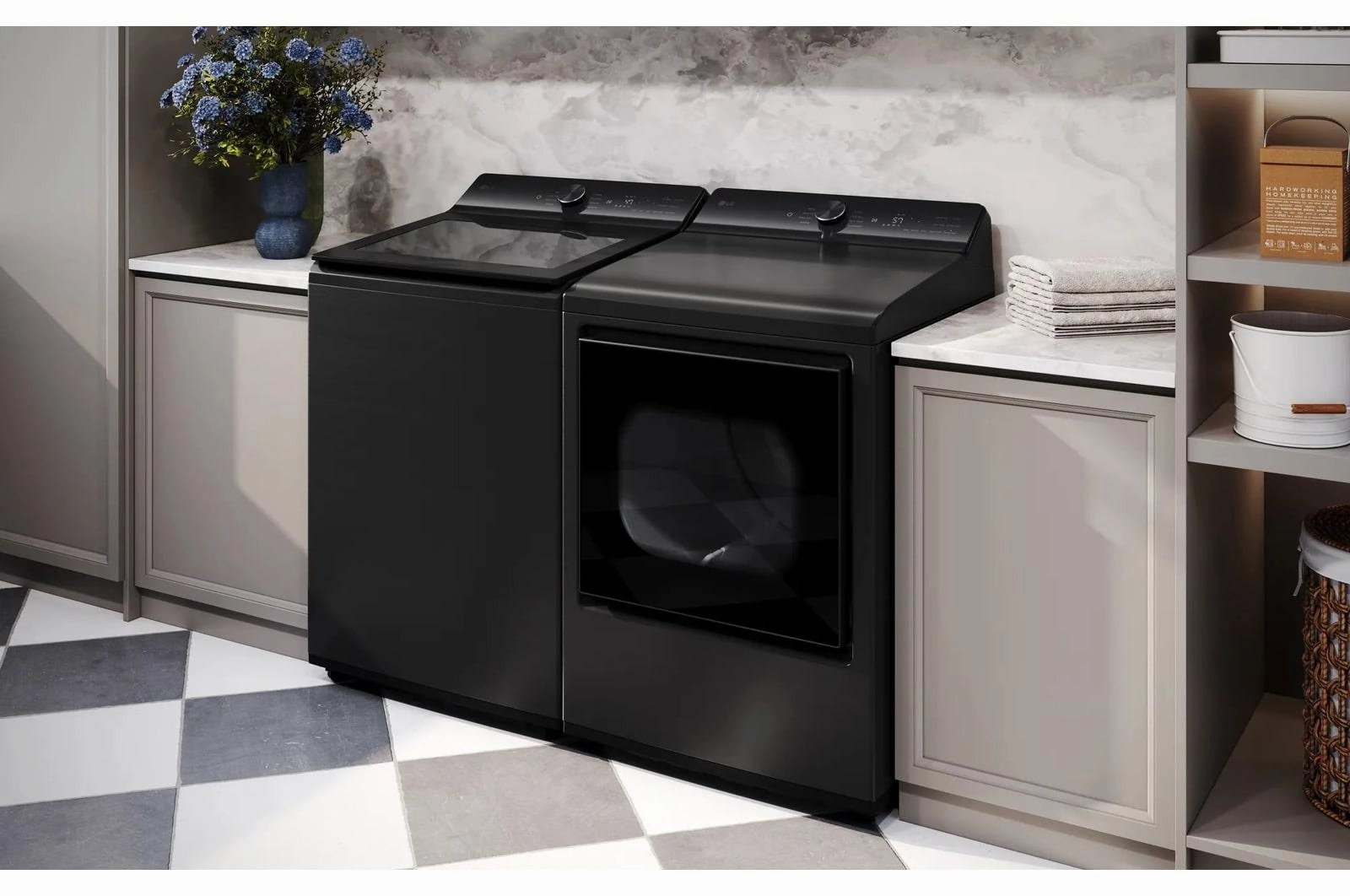 Lg DLE8200L 7.3 Cu. Ft. Ultra Large Capacity Rear Control Electric Dryer With Ai Sensing And Thinq Smart Features