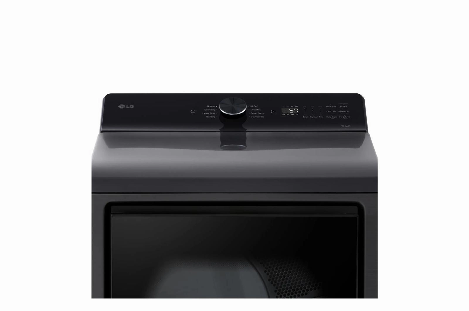 Lg DLE8200L 7.3 Cu. Ft. Ultra Large Capacity Rear Control Electric Dryer With Ai Sensing And Thinq Smart Features
