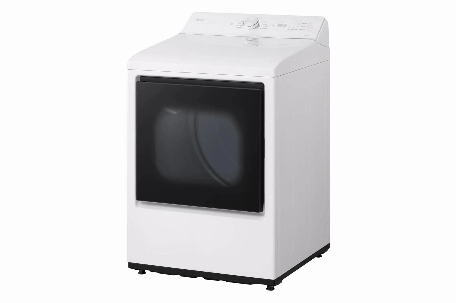 Lg DLE8200W 7.3 Cu. Ft. Ultra Large Capacity Rear Control Electric Dryer With Ai Sensing And Thinq Smart Features