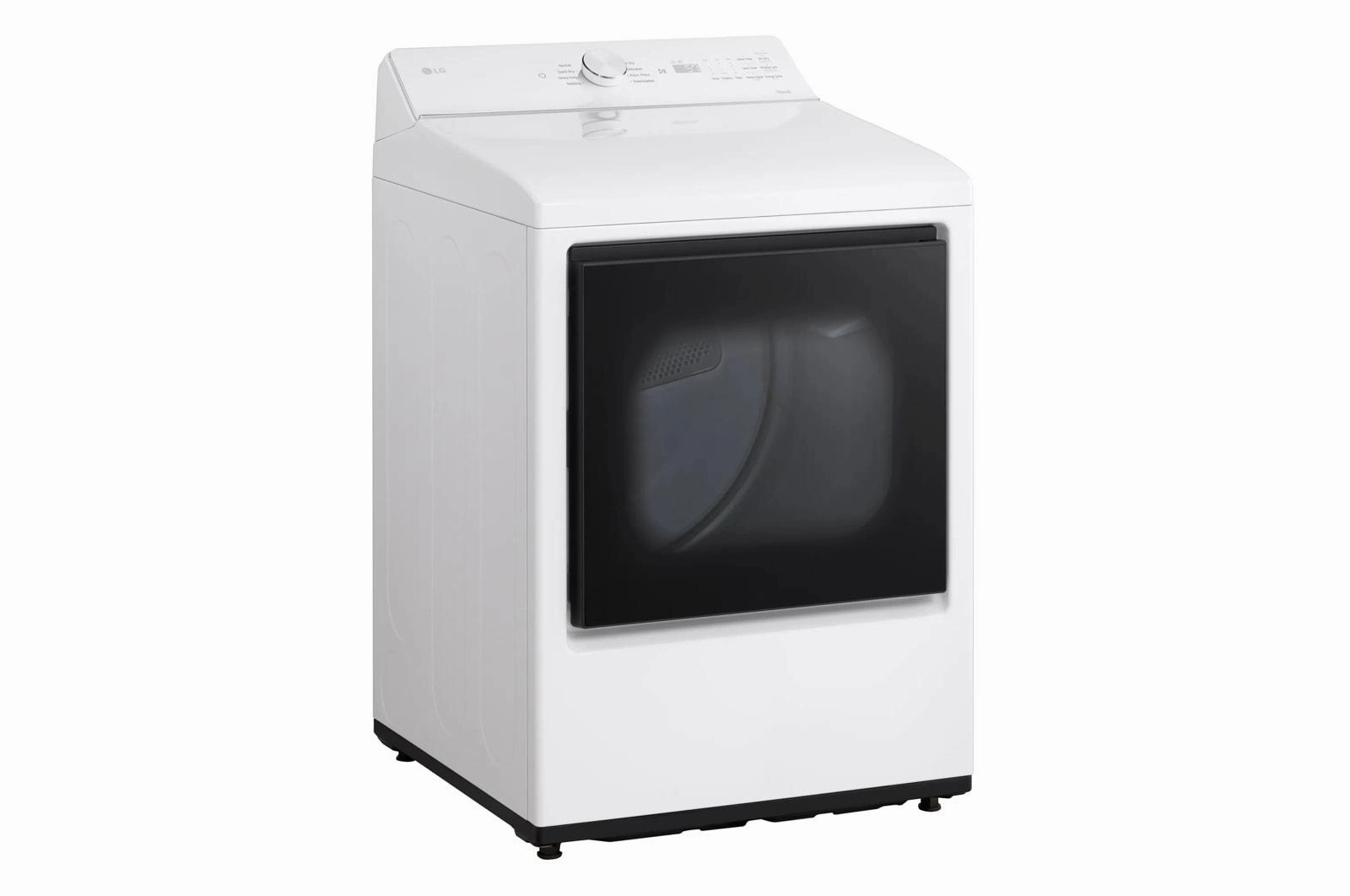 Lg DLE8200W 7.3 Cu. Ft. Ultra Large Capacity Rear Control Electric Dryer With Ai Sensing And Thinq Smart Features