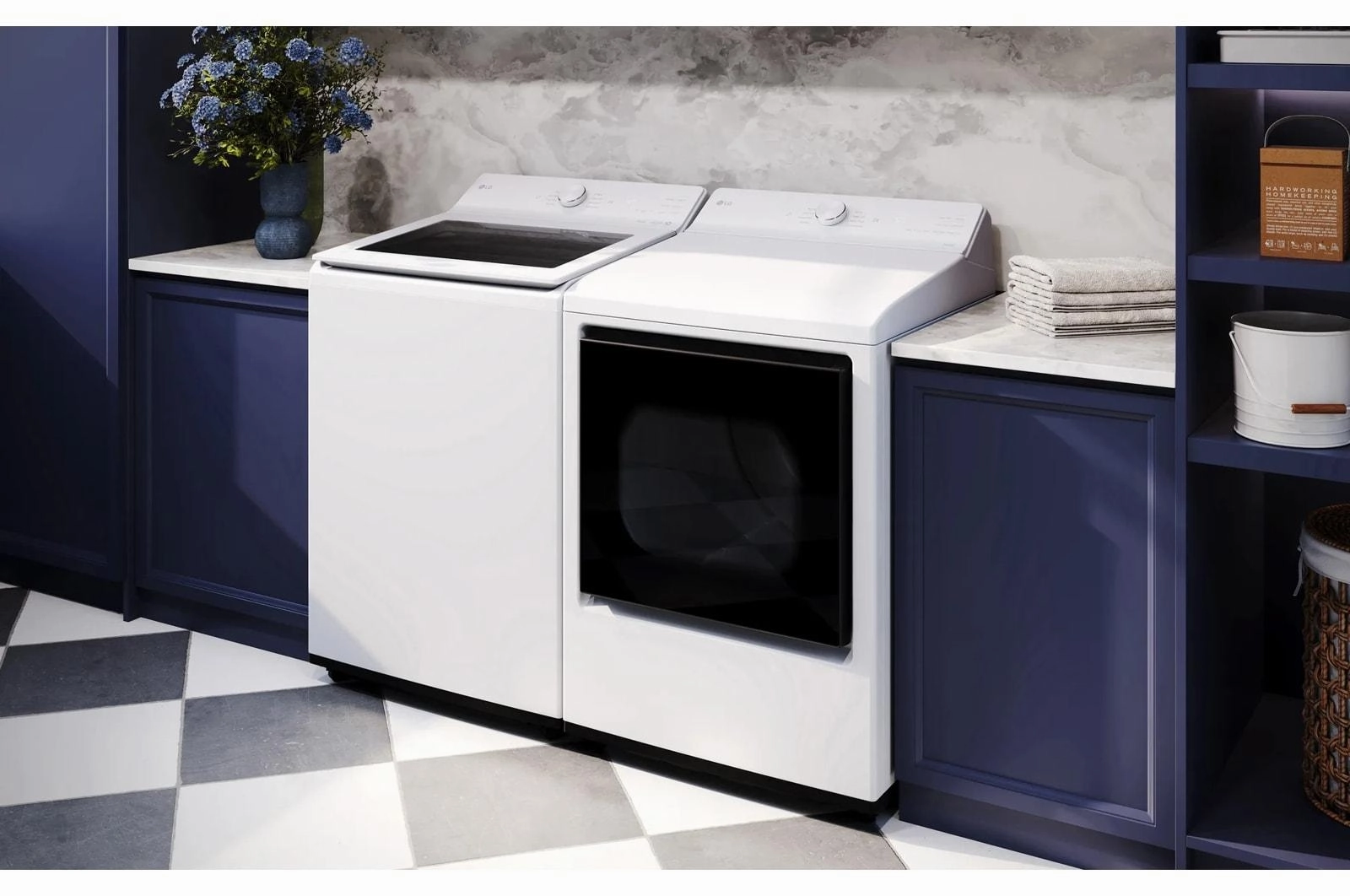 Lg DLE8200W 7.3 Cu. Ft. Ultra Large Capacity Rear Control Electric Dryer With Ai Sensing And Thinq Smart Features