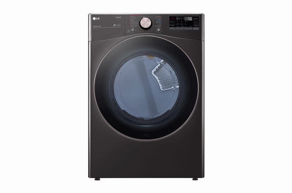 Lg DLEX4000B 7.4 Cu. Ft. Ultra Large Capacity Smart Wi-Fi Enabled Front Load Electric Dryer With Turbosteam&#8482; And Built-In Intelligence