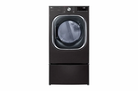Lg DLEX4500B 7.4 Cu. Ft. Ultra Large Capacity Smart Wi-Fi Enabled Front Load Electric Dryer With Turbosteam&#8482; And Built-In Intelligence