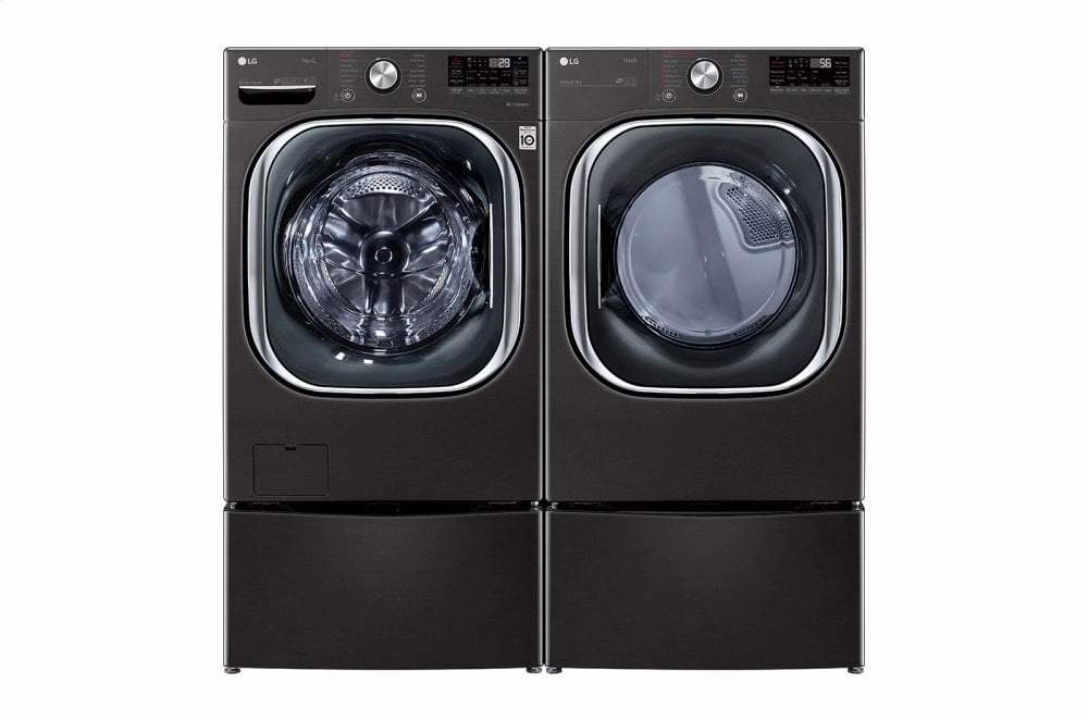 Lg DLEX4500B 7.4 Cu. Ft. Ultra Large Capacity Smart Wi-Fi Enabled Front Load Electric Dryer With Turbosteam&#8482; And Built-In Intelligence