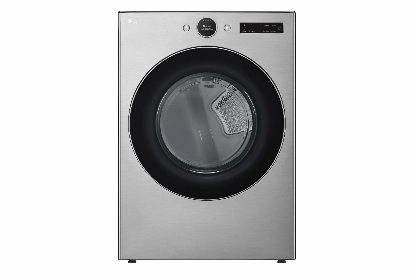 Lg DLEX5500V 7.4 Cu. Ft. Ultra Large Capacity Smart Front Load Electric Energy Star Dryer With Sensor Dry & Steam Technology
