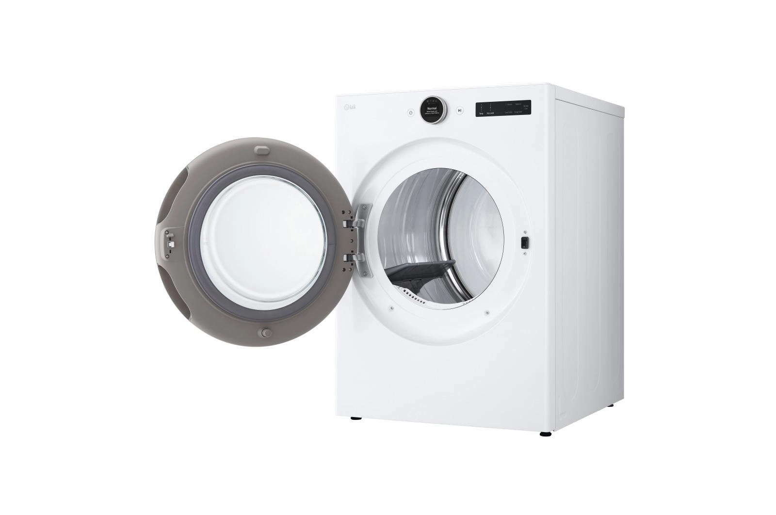 Lg DLEX5500W 7.4 Cu. Ft. Ultra Large Capacity Smart Front Load Electric Energy Star Dryer With Sensor Dry & Steam Technology
