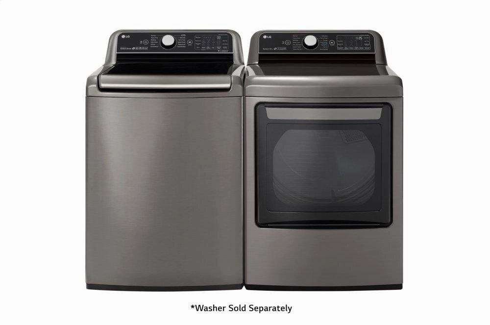 Lg DLEX7800VE 7.3 Cu.Ft. Smart Wi-Fi Enabled Electric Dryer With Turbosteam&#8482;