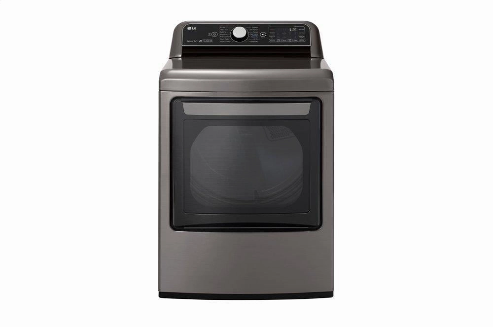Lg DLEX7800VE 7.3 Cu.Ft. Smart Wi-Fi Enabled Electric Dryer With Turbosteam&#8482;