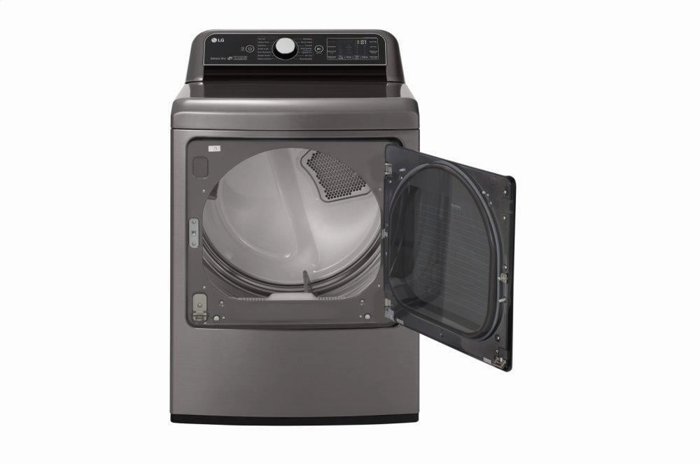 Lg DLEX7800VE 7.3 Cu.Ft. Smart Wi-Fi Enabled Electric Dryer With Turbosteam&#8482;