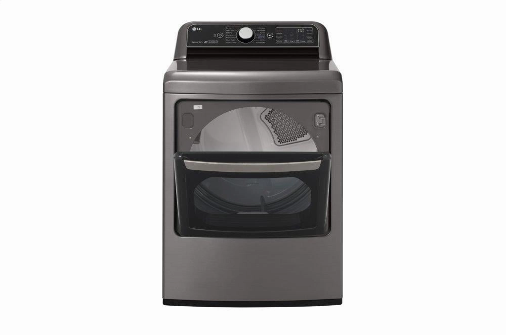 Lg DLEX7800VE 7.3 Cu.Ft. Smart Wi-Fi Enabled Electric Dryer With Turbosteam&#8482;