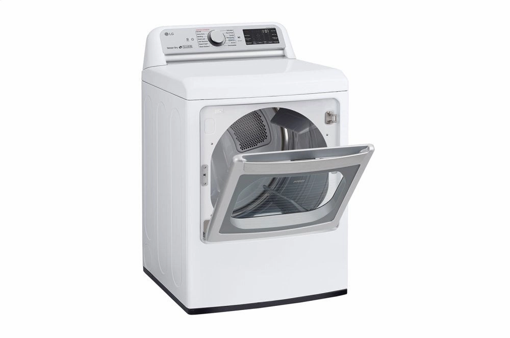Lg DLEX7800WE 7.3 Cu.Ft. Smart Wi-Fi Enabled Electric Dryer With Turbosteam&#8482;