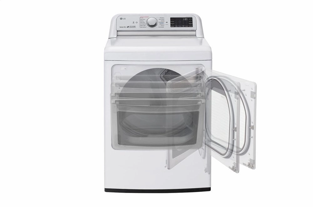 Lg DLEX7800WE 7.3 Cu.Ft. Smart Wi-Fi Enabled Electric Dryer With Turbosteam&#8482;