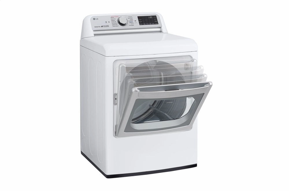 Lg DLEX7800WE 7.3 Cu.Ft. Smart Wi-Fi Enabled Electric Dryer With Turbosteam&#8482;