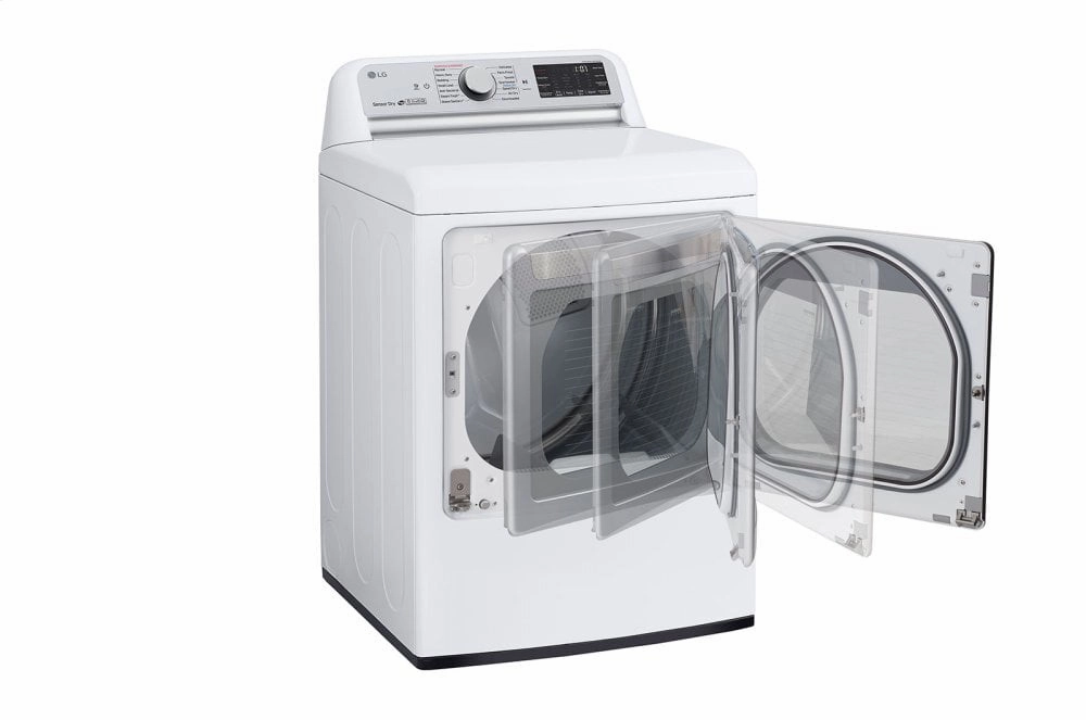 Lg DLEX7800WE 7.3 Cu.Ft. Smart Wi-Fi Enabled Electric Dryer With Turbosteam&#8482;
